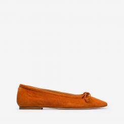 DELFINA KID SUEDE TANGERINE 