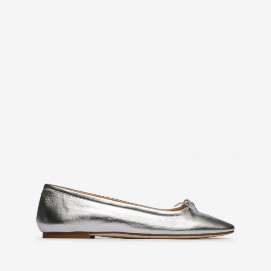 DELFINA NAPPA LEATHER SILVER 40