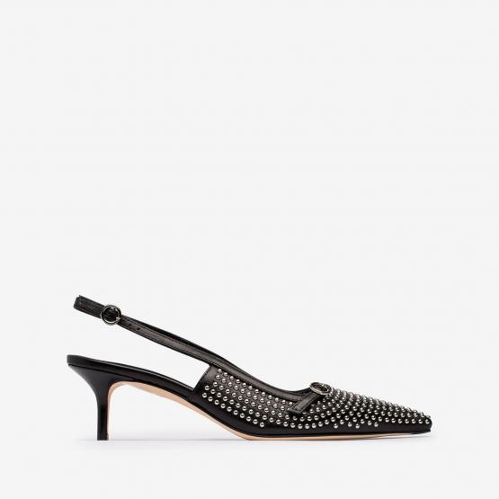 SABA MINI STUDS BLACK 