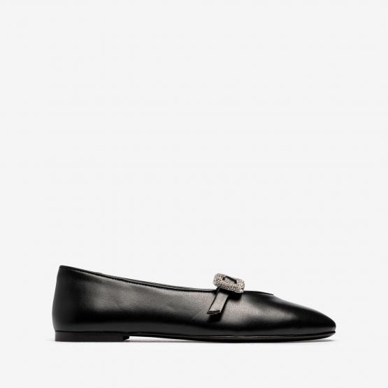 E560012 FIBBIA STRASS NERO 38