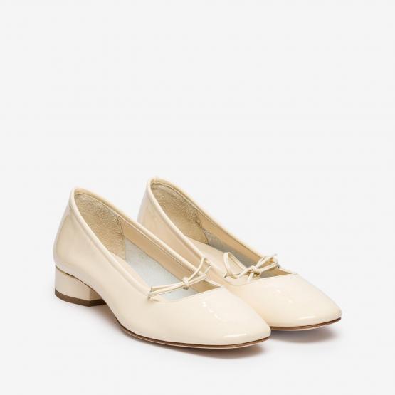 DARYA PATENT CALF CREAMY 37½