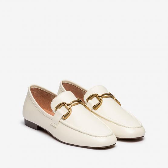 582Z10VK V24 LOAFERS OFF WHITE 