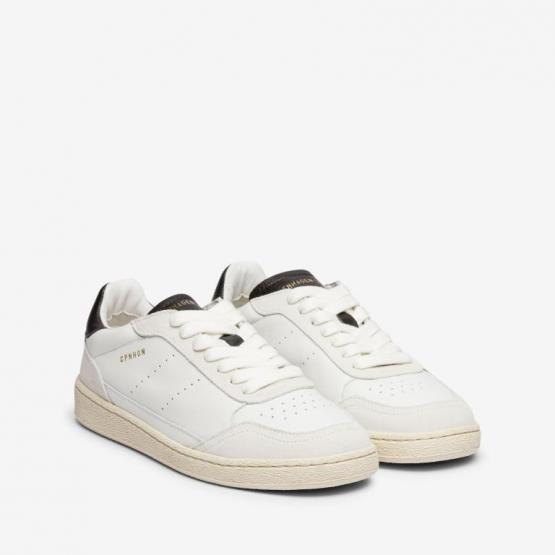 CPH255 LEATHER MIX WHITE BLACK 