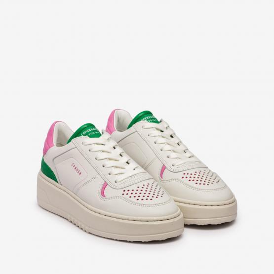 CPH76 LEATHER WHITE GREEN 36