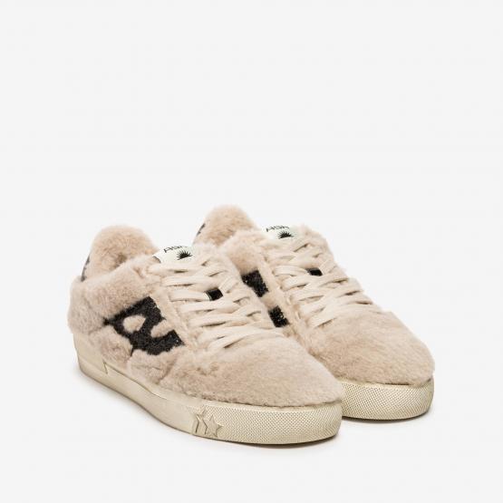MALIBUFUR02 BONE BLACK 