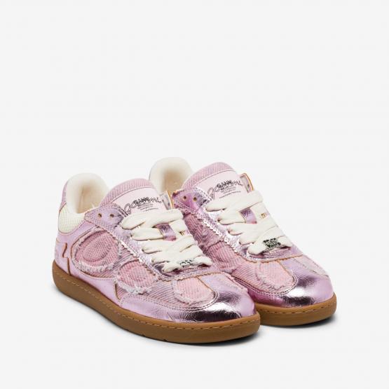 B1040008 CRINKLE METALLIC PINK 