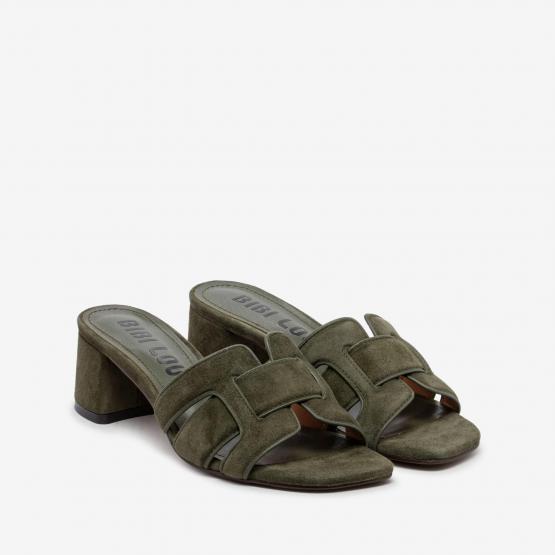 761Z30VKV26 MULES KAKI 