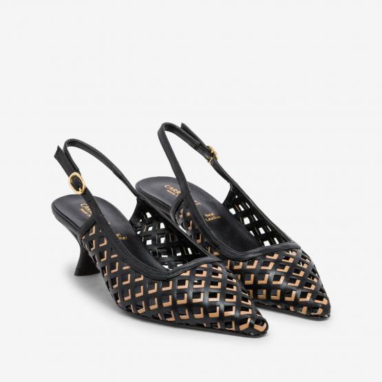 1664 55V NAPPA NERO CAMEL 