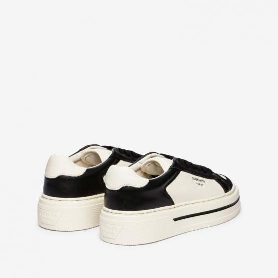 CPH181 LEATHER MIX BLACK/CREAM 