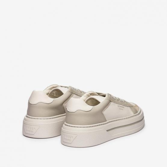 CPH181 LEATHER MIX GREIGE 