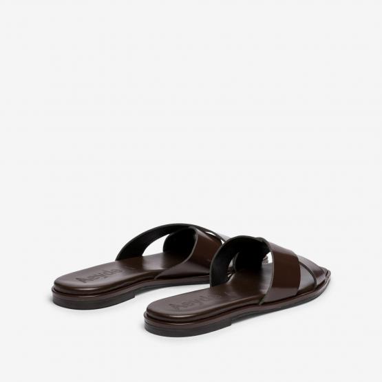 SONIA POLIDO CALF LEATHER MOKA 