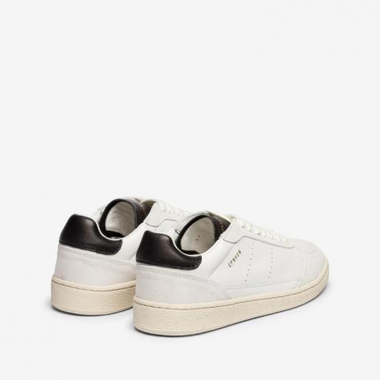 CPH255 LEATHER MIX WHITE BLACK 