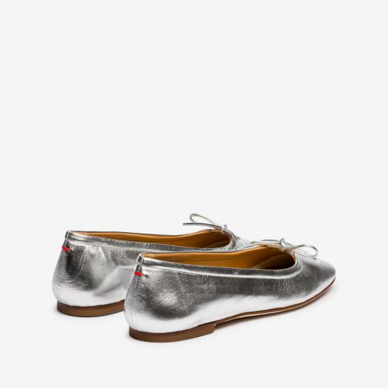 DELFINA NAPPA LEATHER SILVER 40