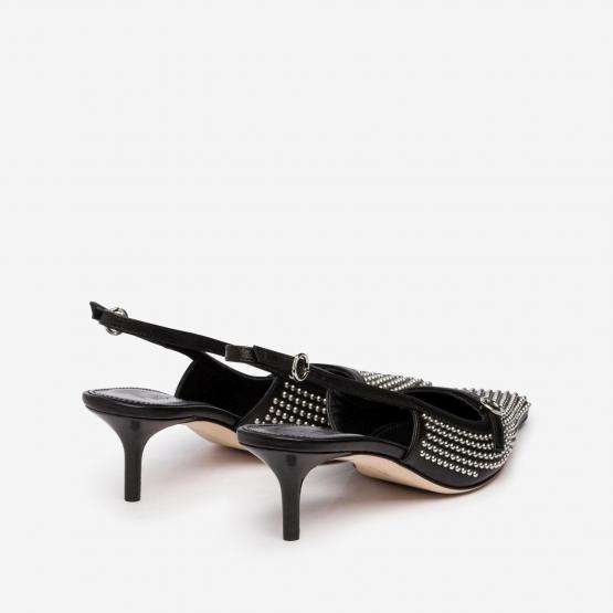 SABA MINI STUDS BLACK 