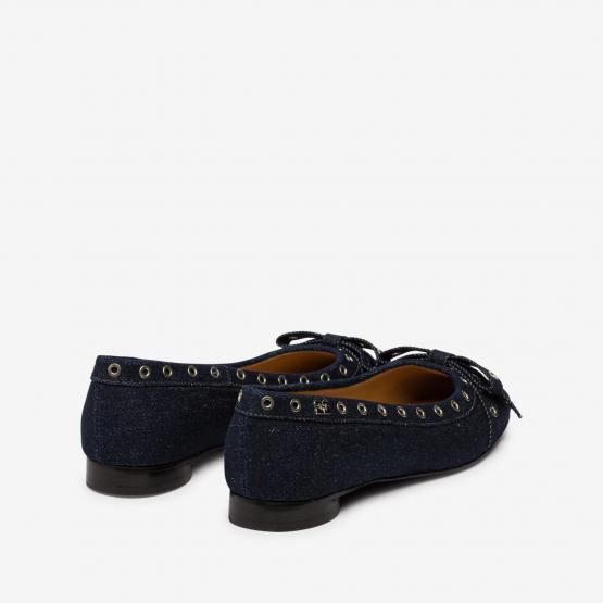 S3107 EYELETS BOW BALLERINA 39