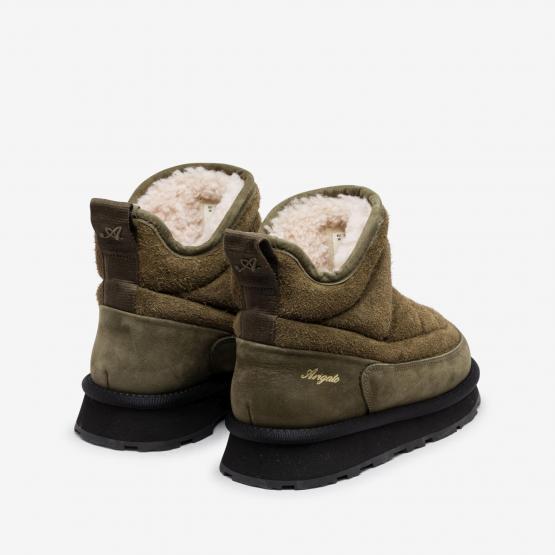 F3387001 PILLOW BOOT GREEN 