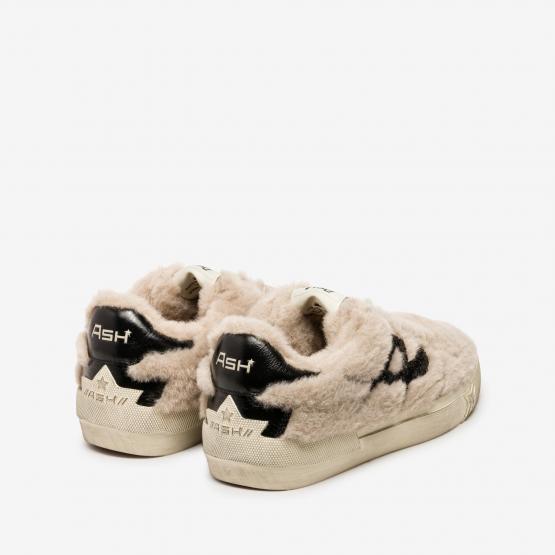 MALIBUFUR02 BONE BLACK 