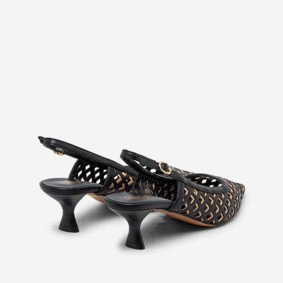 1664 55V NAPPA NERO CAMEL 