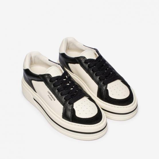 CPH181 LEATHER MIX BLACK/CREAM 