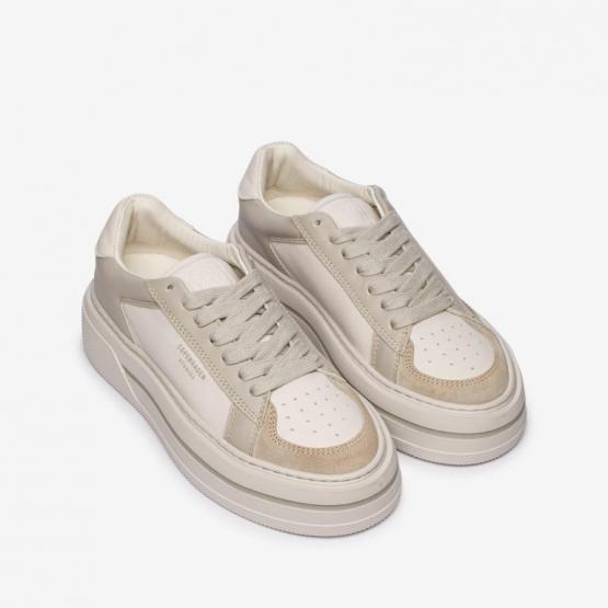 CPH181 LEATHER MIX GREIGE 