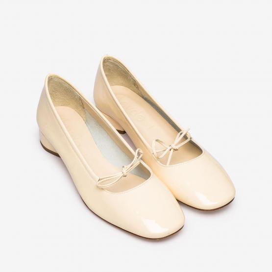 DARYA PATENT CALF CREAMY 37½