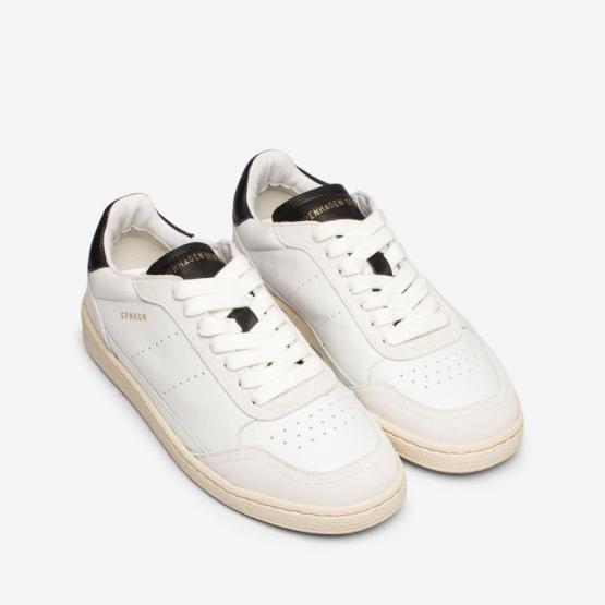 CPH255 LEATHER MIX WHITE BLACK 