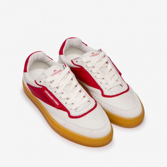 CPH90 LEATHER WHITE RED 41