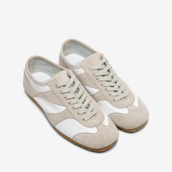 CPH717 LEATHER MIX WHITE GREY 