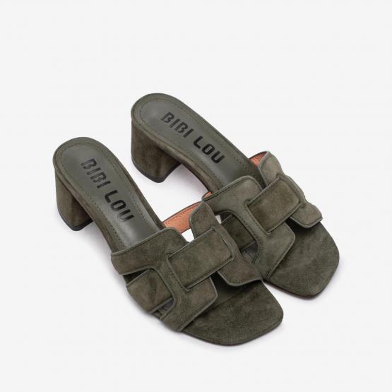 761Z30VKV26 MULES KAKI 