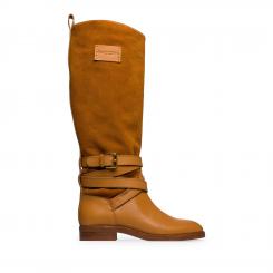 SB43015A.20045 FLAT BOOT TAN 